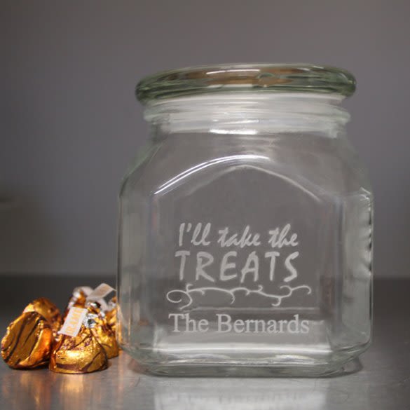 personalized candy jars wedding favors