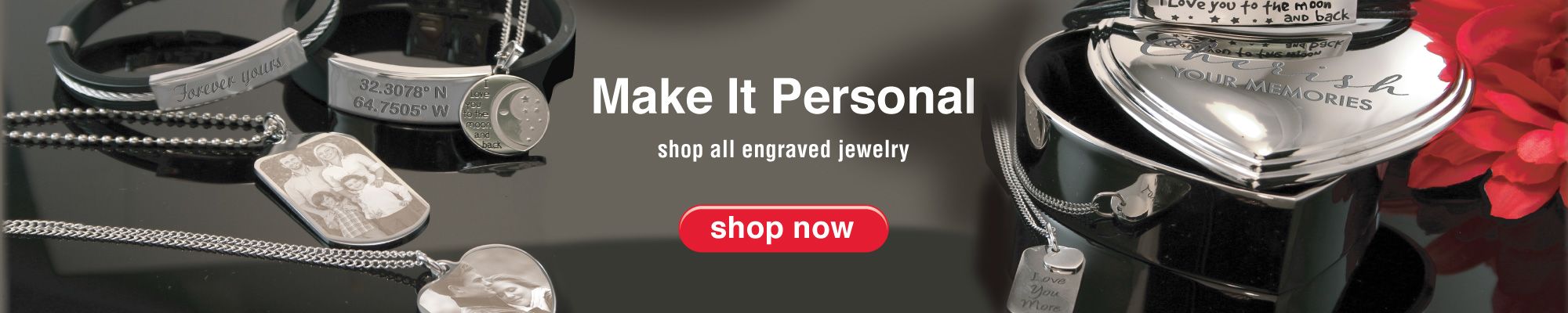 Engraved Jewelry | Custom Engraved Jewelry Gifts for Men & Women