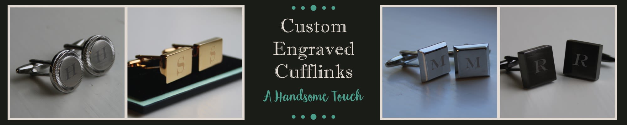 Custom Engraved Cufflinks 