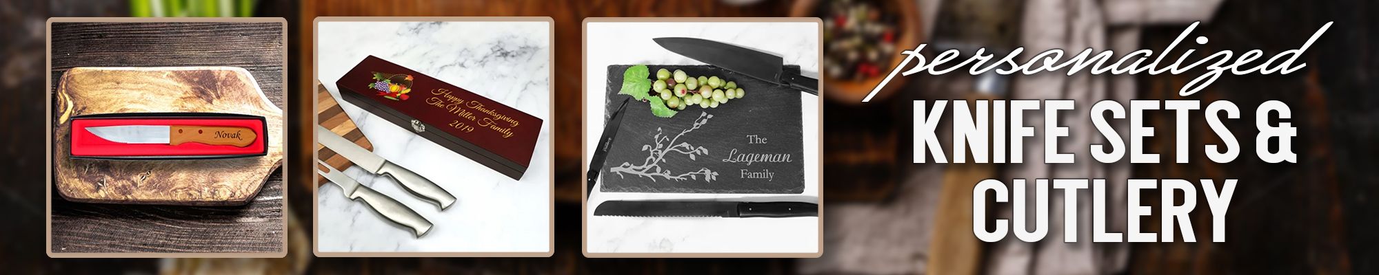 Personalized Knife Sets & Cutlery Gifts