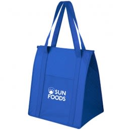 Insulated Grocery Bag | Custom Grocery Cooler Bags - Royal Blue