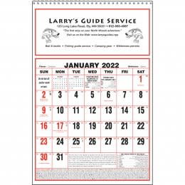 Large Almanac Calendar Imprinted With Logo 