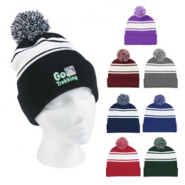 Promotional Beanie Caps with Business 