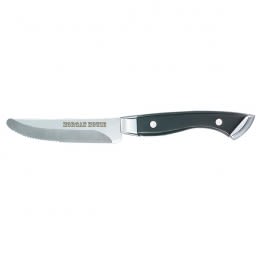 Boston Chop Knife- Jumbo Black Bakelite Handle