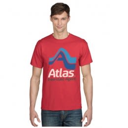 Gildan Dryblend Classic Fit T-Shirt With Logo - Red