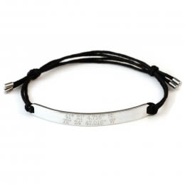 Custom Engraved Adjustable ID Bracelets | Adjustable Personalized Jewelry