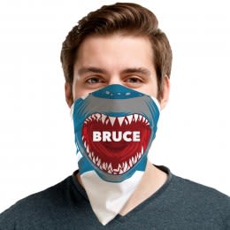 Shark Bandanna Face Cover | Personalized Face Covering | Personalized Accessories