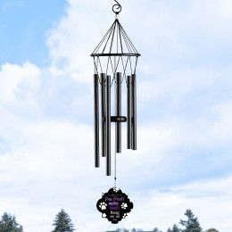 Paw Prints On Our Hearts Personalized Fiji Wind Chimes
