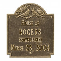 Personalized Home & Address Plaques | Customized House Plaques