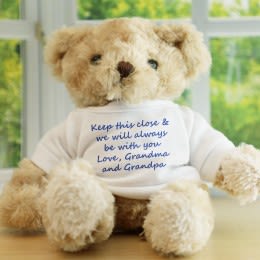 teddy bear with custom message