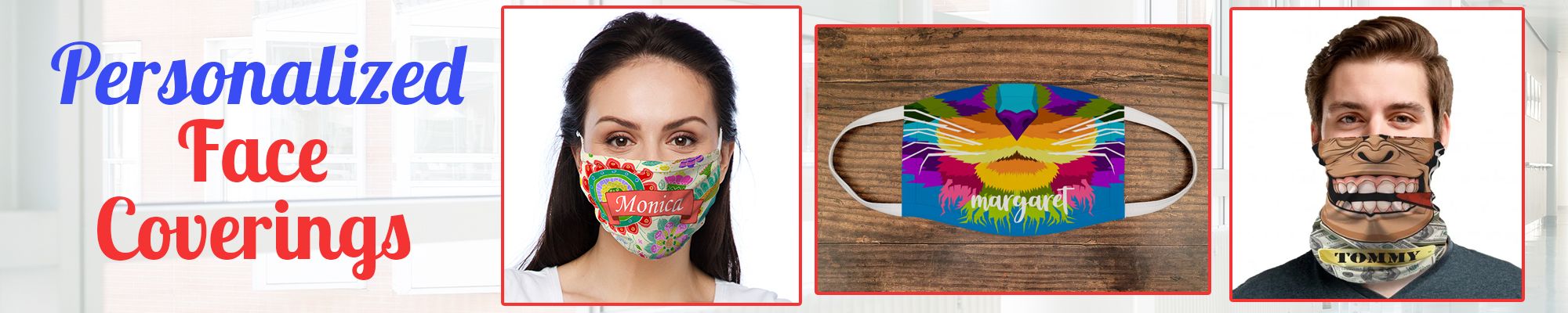 Customizable Face Masks for Children & Adults