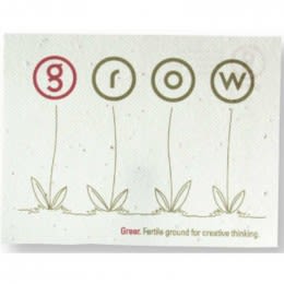 Printed Seed Paper Postcards - 3.95 in. x 5.2 in. or 4 in. x 5 in. Promotional