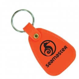 MicroHalt Western Saddle Key Tag Orange