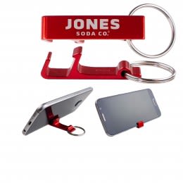 iPopStand with Engraved Logo Red