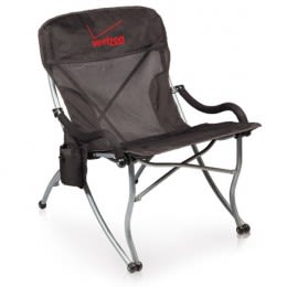 Black PT-XL Extra Wide Camp Chair | Custom Folding Chairs for Camping