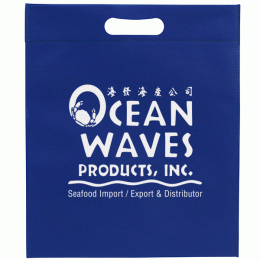 Non-Woven Die Cut Bag- Royal Blue