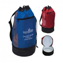 Beach Bag with Insulated Lower Compartment