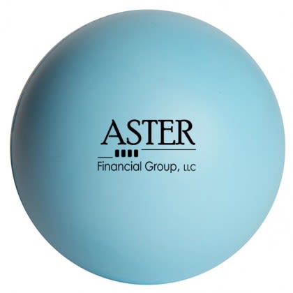 Baby blue Color Squeeze Ball Custom Logo