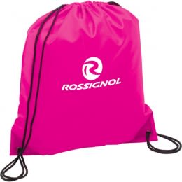 Custom TSA Friendly Drawstring Backpacks | Oriole Nylon Drawstring Backpack | Custom Embroidered Drawstring Backpacks - Magenta