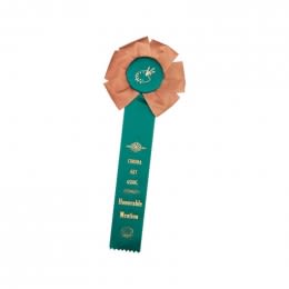 Custom Rosette - 86 Promotional Custom Imprinted With Logo