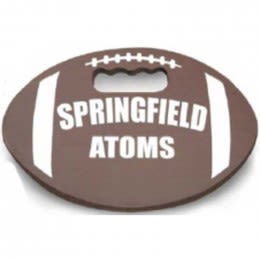 Football Shaped Closed Cell Cushion - 9"x 14"x3/4" Custom Imprinted With Logo