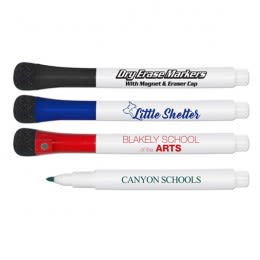 Mini Branded Dry Erase Markers with Key Ring Cap