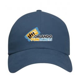 All-Around Unstructured Cap Promotional Imprinted - Navy