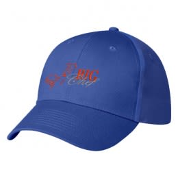 Custom Embroidered Polyester Cap Royal Blue