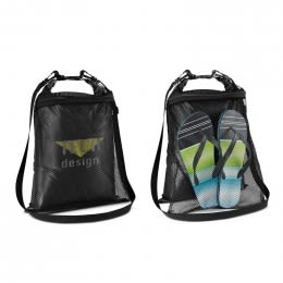 Mesh Water-Resistant Wet Dry Bag Custom Black