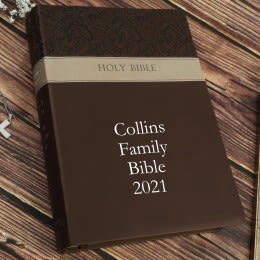 King James Version Large Print Personalized Bible | Custom Study Bibles