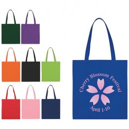 Budget 100% Cotton Natural Printed Tote Bags - Custom Tote Bags With Y