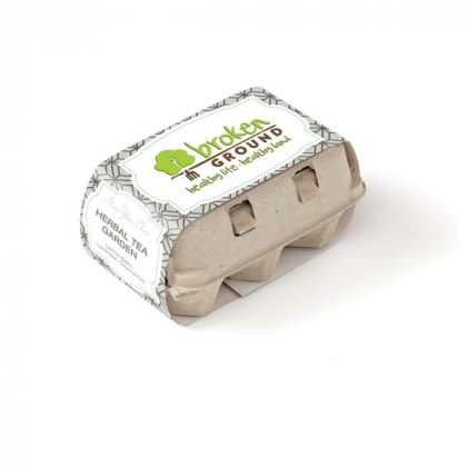 Grow-Your-Own Herbal Personalized Tea Garden Kits with Logo Grow-Your-Own Herbal Personalized Tea Garden Kits with Logo