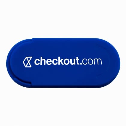 Customized Logo Webcam Cover - Royal blue