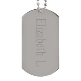 Engrave A Name Armanno Dog Tag