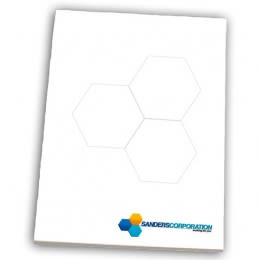 6" x 9" Non-Adhesive Scratch Pad - 50 Sheet Pad Custom Imprinted With Logo