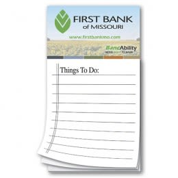 To Do List Promotional Magnet Notepads with logo - business card magnets