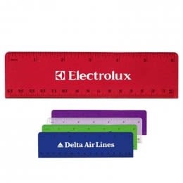 6 in. Plastic Ruler Promotional Custom Imprinted With Logo