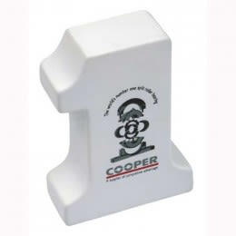 Number One Stress Ball Promotional Custom Imprinted With Logo