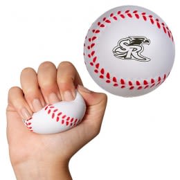 Imprinted Baseball Super Squish Stress Reliever