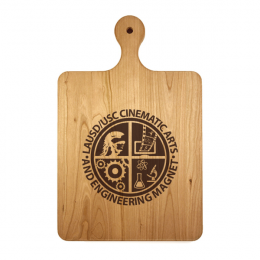 Engraved Cherry Cutting Board with Handle Promotion