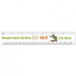 Ruler Shape Magnet - Medium - 20 mil Promotional Custom Imprinted With Logo