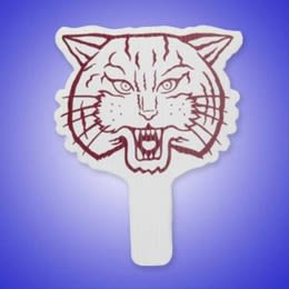 Wildcat Hand Fan Promotional Custom Imprinted With Logo