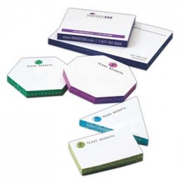 Thin Sticky Note Cubes - 4" x 4" Promotional Custom Imprinted With Logo