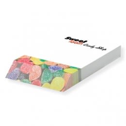 Adhesive Beveled Notepad Promotional Custom Imprinted With Logo - Standard