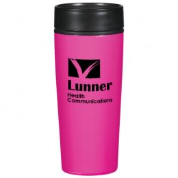 Fuchsia Custom 14 oz. Stainless Steel Glossy Tumbler