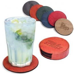 Casablanca Cork Round Coaster Set Promo