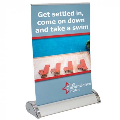 Small Mini Promo Retractor Kit | Promotional Retractable Banners