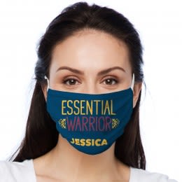 Personalized Essential Warrior Face Covering