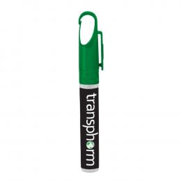 CleanZ Custom Hand Sanitizer Spray with Clip Cap - Green Cap