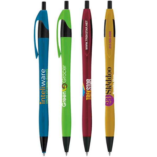 Metallic Dart Pen, Promotional Plunger Action Pens